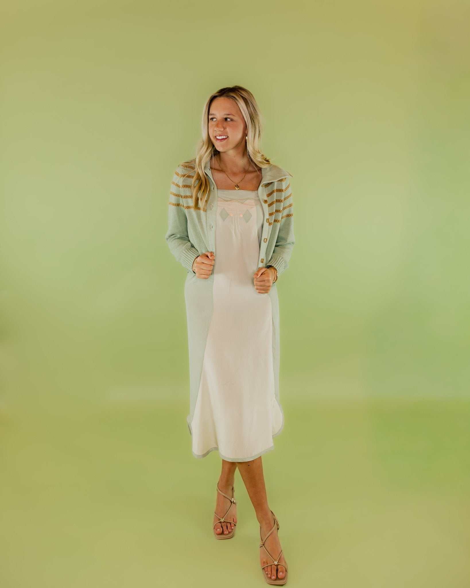Sonata Spaghetti Strap Dress - Olive You BoutiqueTHE GREAT229210