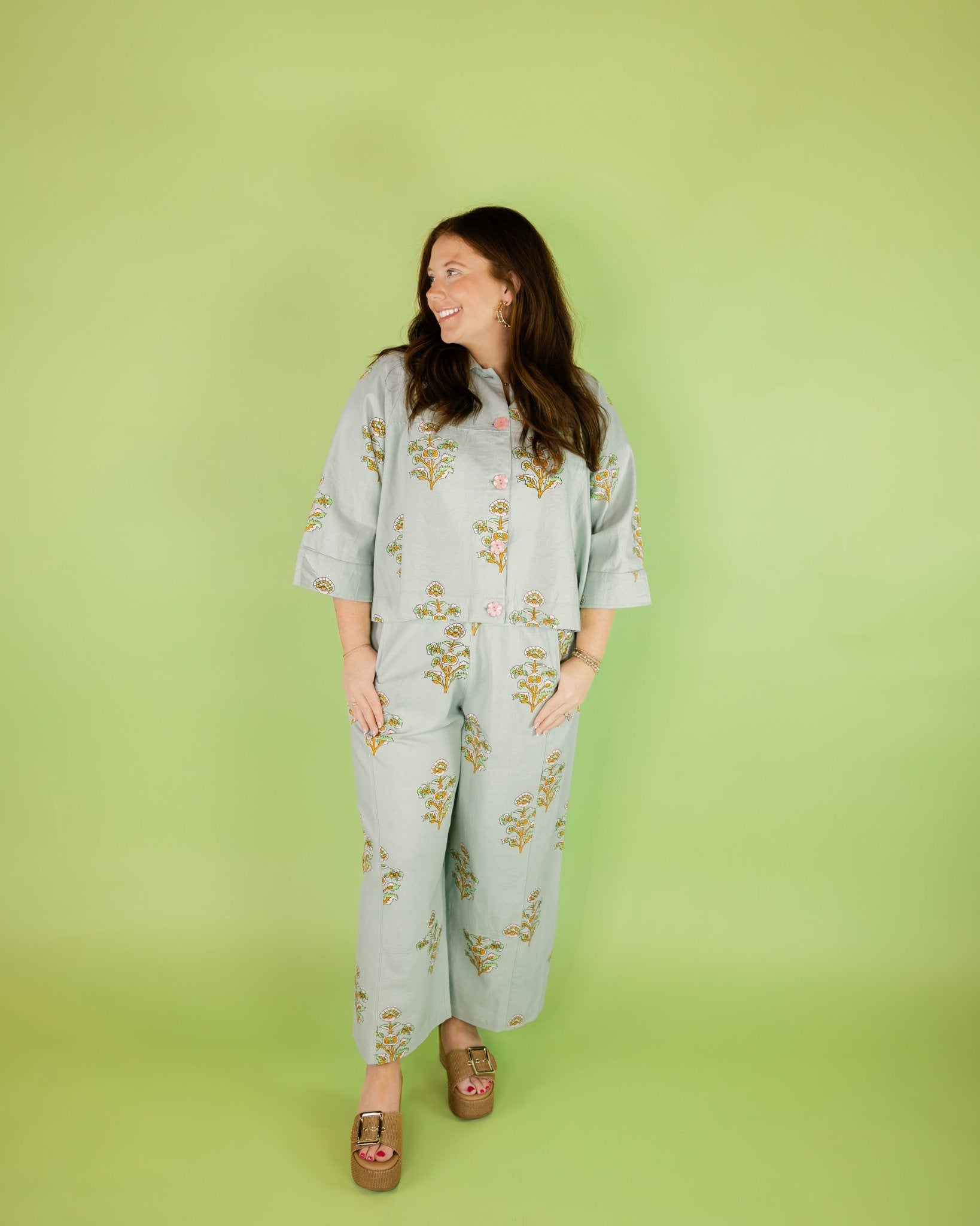 Print Barrel Pant - Olive You BoutiqueIVY JANE226827