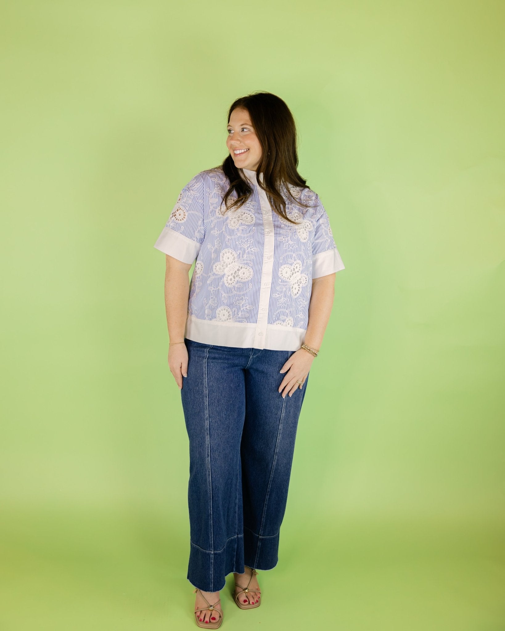 Comfort Denim Crop Flood - Olive You BoutiqueESCAPE BY HABITAT230539