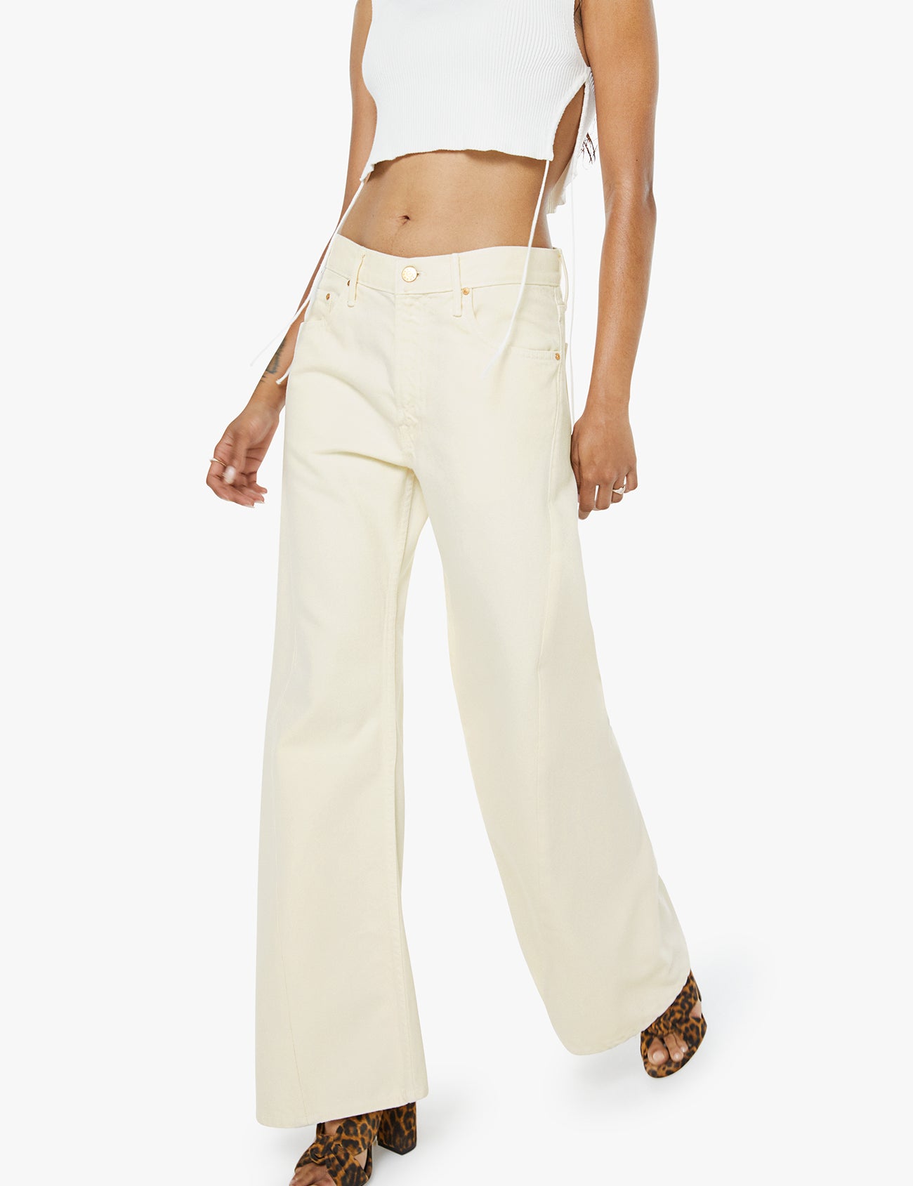 Lil Lemon Twist Sneak - Olive You BoutiqueMOTHER DENIM228363