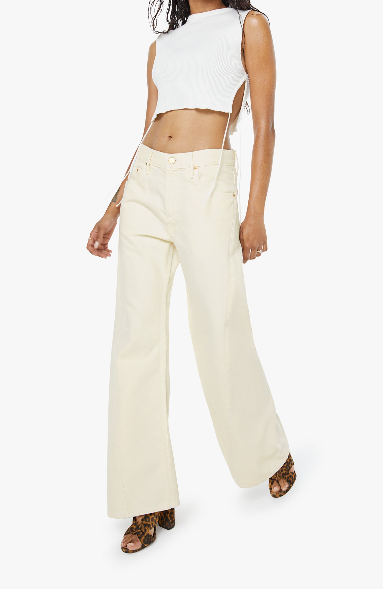 Lil Lemon Twist Sneak - Olive You BoutiqueMOTHER DENIM228363