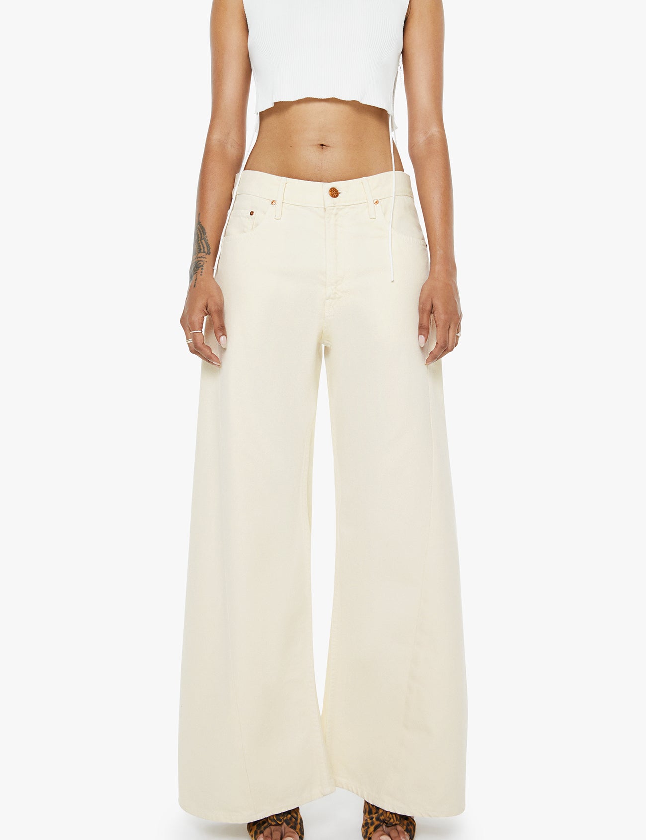Lil Lemon Twist Sneak - Olive You BoutiqueMOTHER DENIM228363