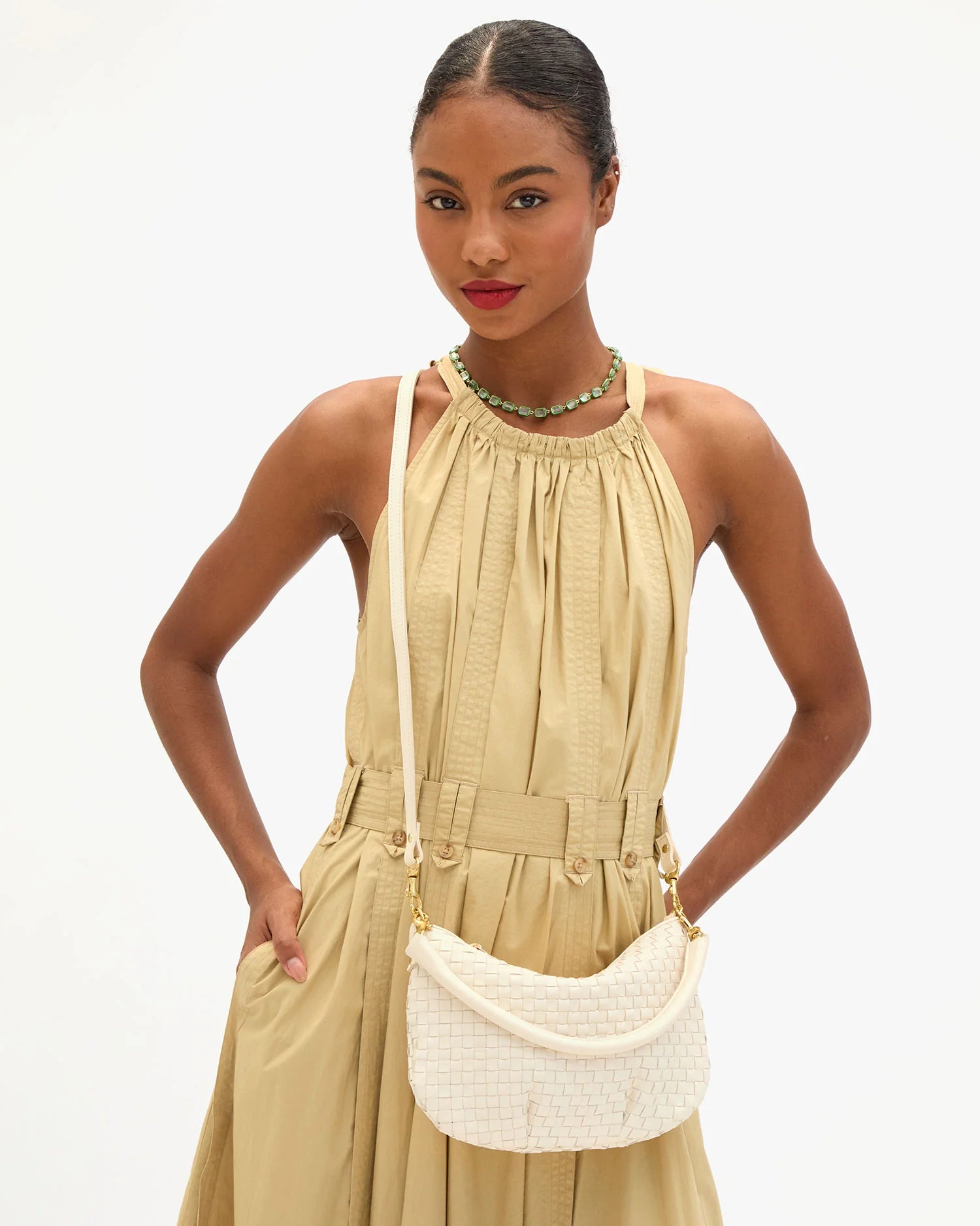 Petit Moyen Messenger - Cream - Olive You BoutiqueClare V.227260HB-SH-MB-100033