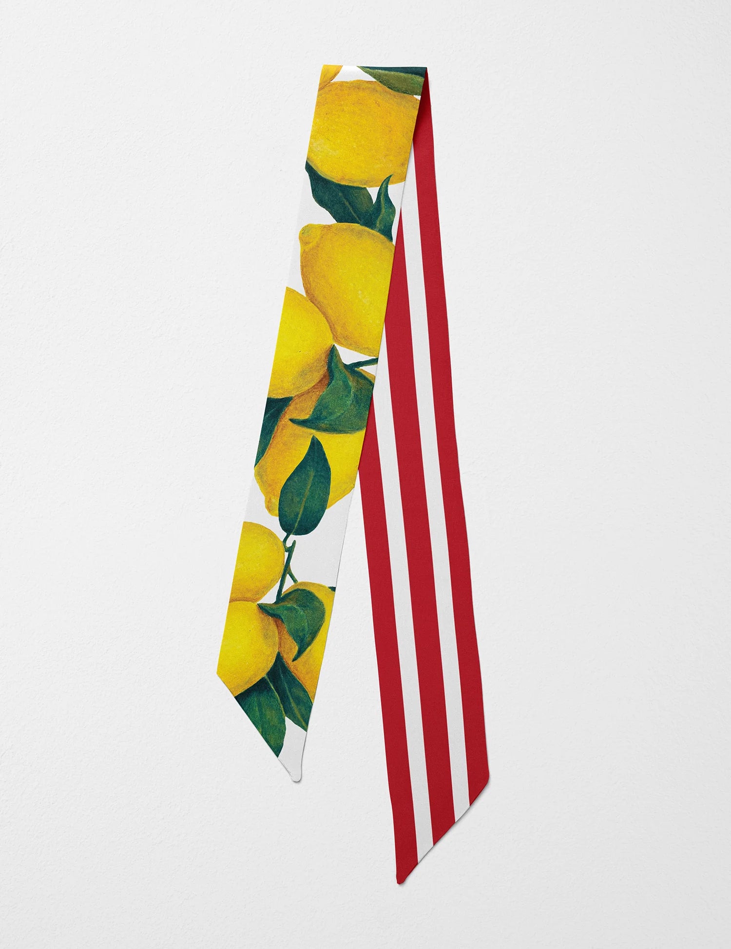 Lemon Stripe Silk Scarfette - Olive You BoutiqueEmily McCarthy229437891