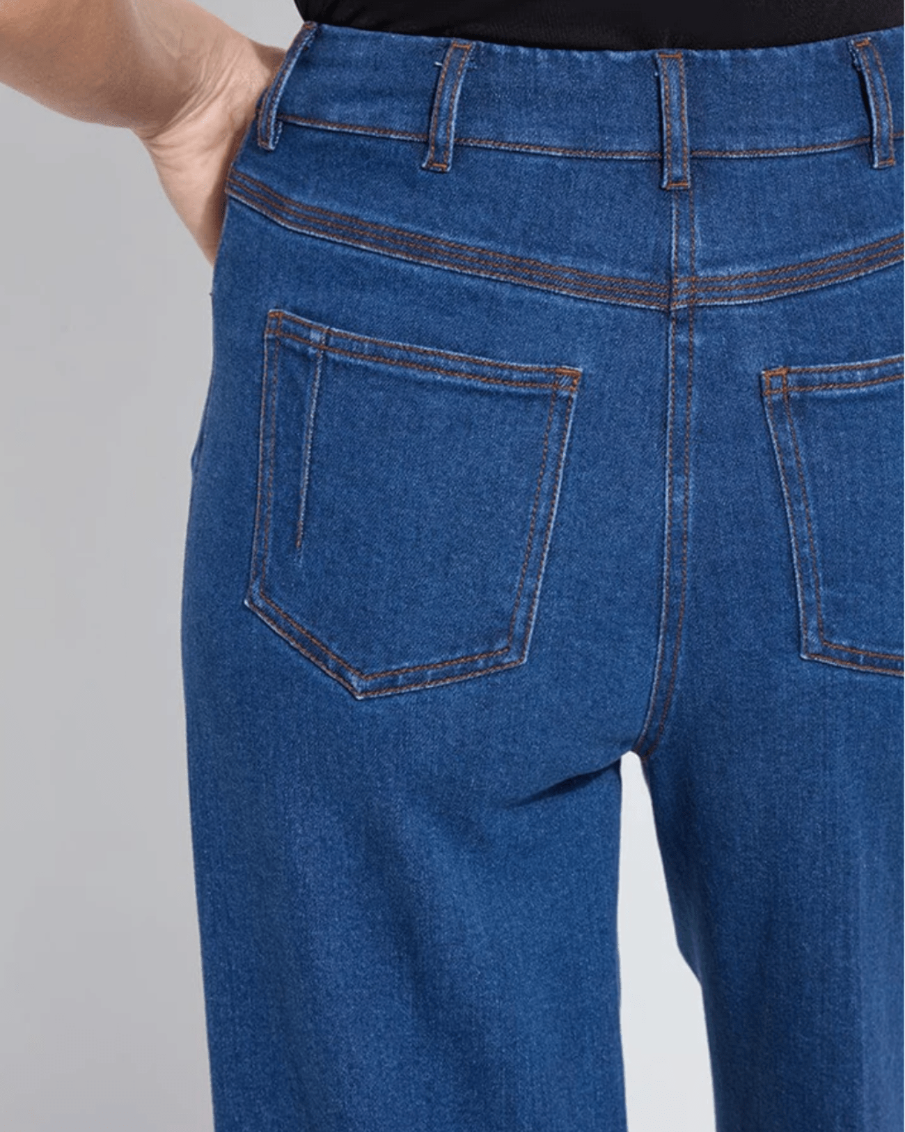 Simone Hi Waist Studded Wide Leg Denim - Olive You BoutiqueLysse22381310-3637-M9