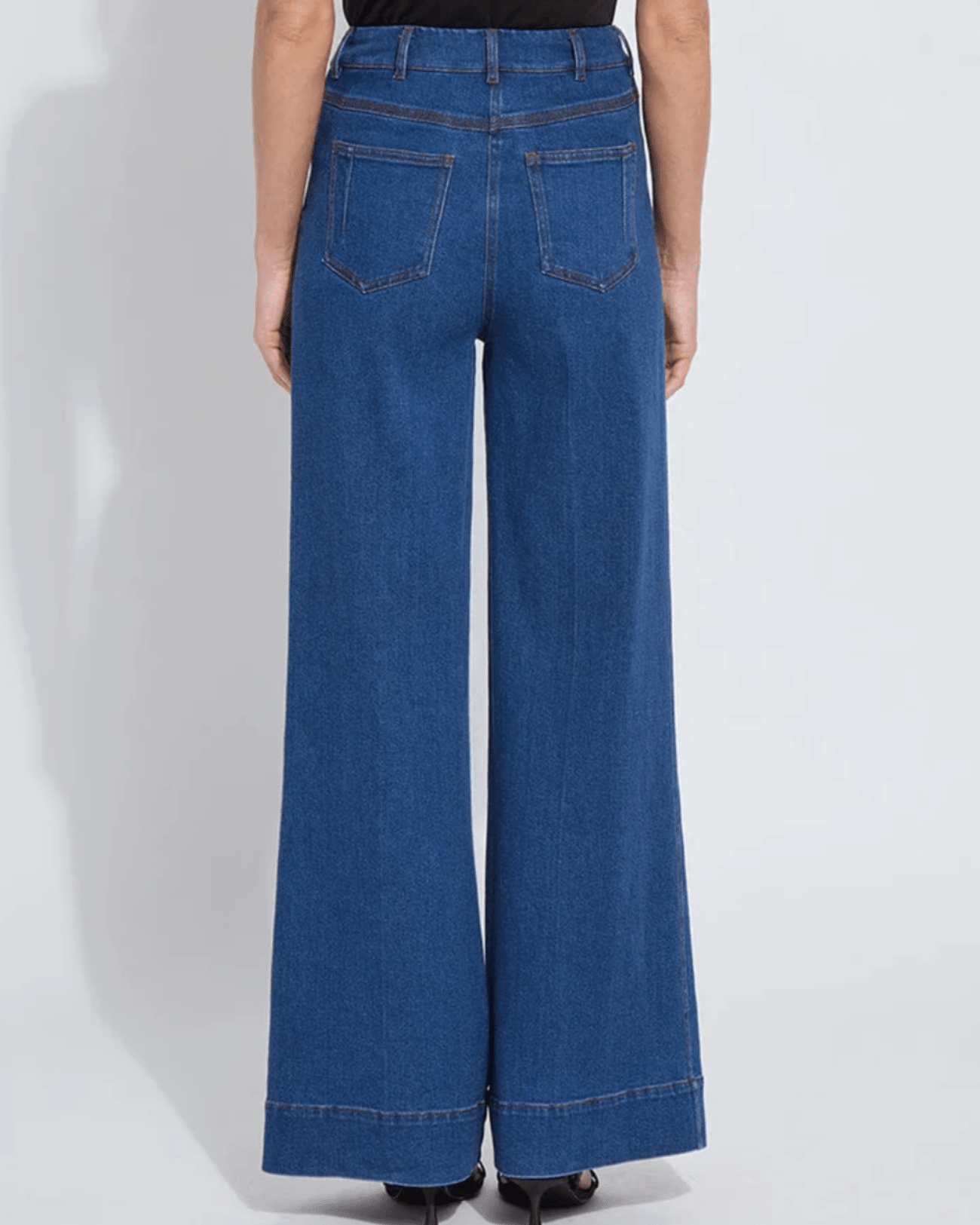 Simone Hi Waist Studded Wide Leg Denim - Olive You BoutiqueLysse22381310-3637-M9