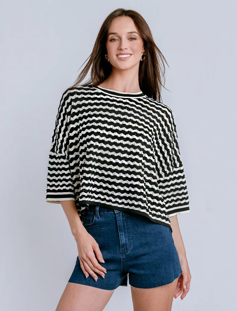 Short Sleeve Conchi Top - Olive You BoutiqueKERISMA INC231363TF207