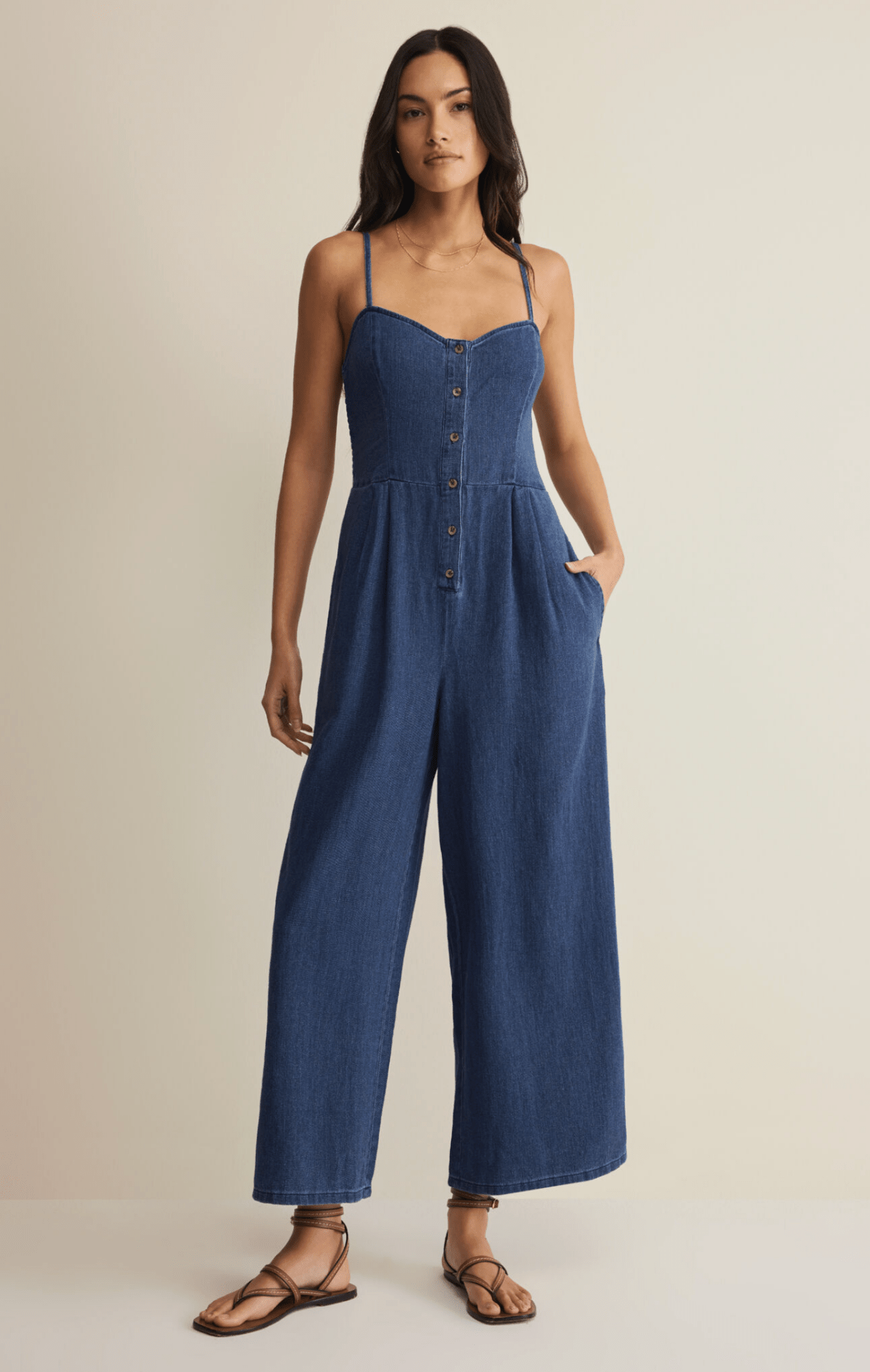 Angel Eyes Twill Jumpsuit - Olive You BoutiqueZ SUPPLY230418ZP262742
