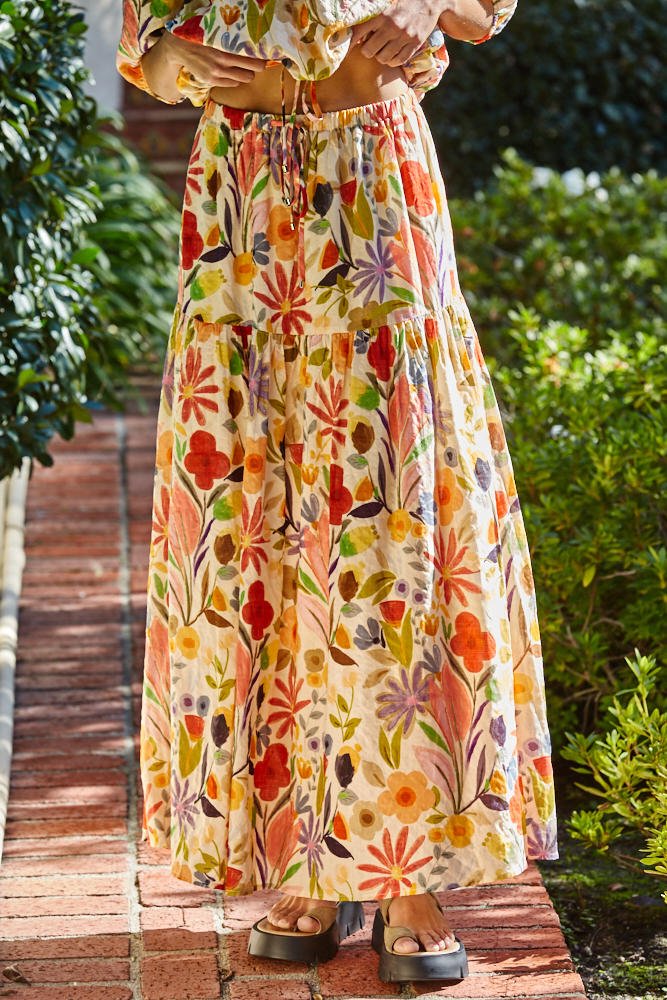 Floral Happiness Midi Skirt - Olive You BoutiqueOLIVE YOU230805