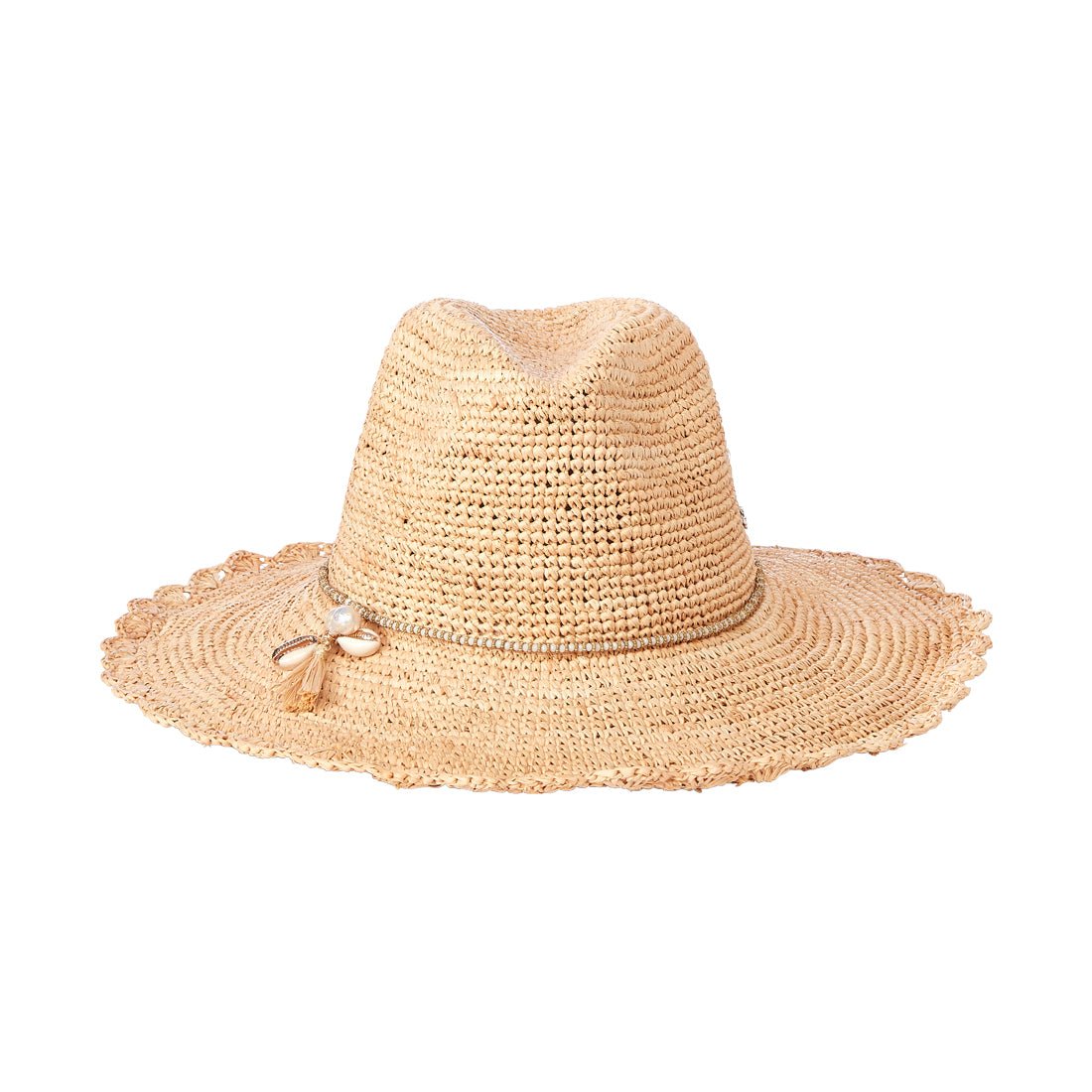 Adelee Crochet Raffia Cowboy Hat - Olive You BoutiqueFlora Bella232033Adelee