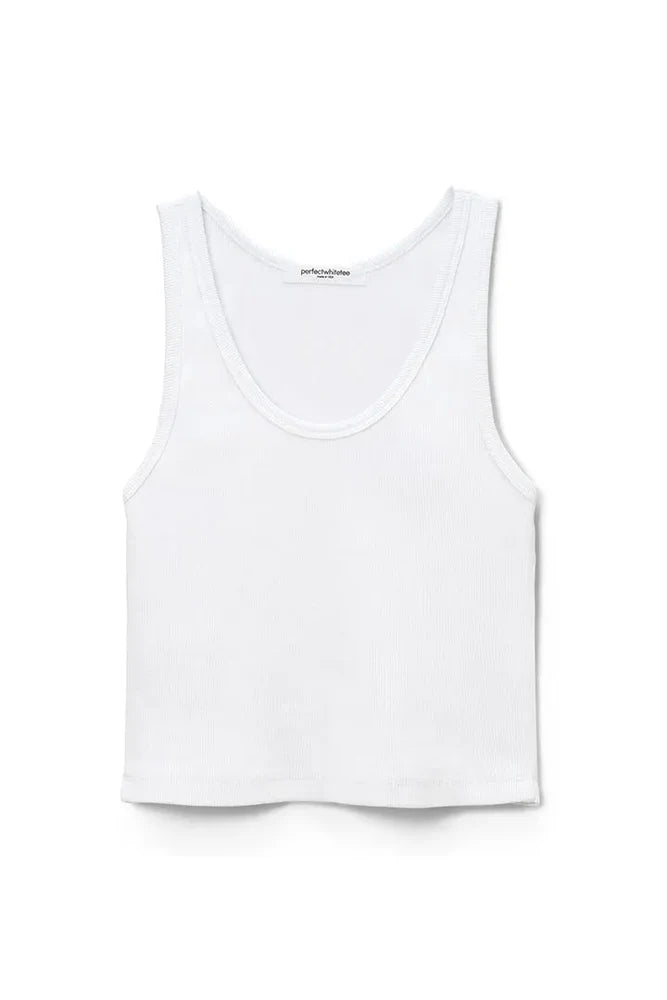 Structured Rib Bra Friendly Tank - Olive You BoutiquePERFECTWHITETEE211952T72-BLONDIE