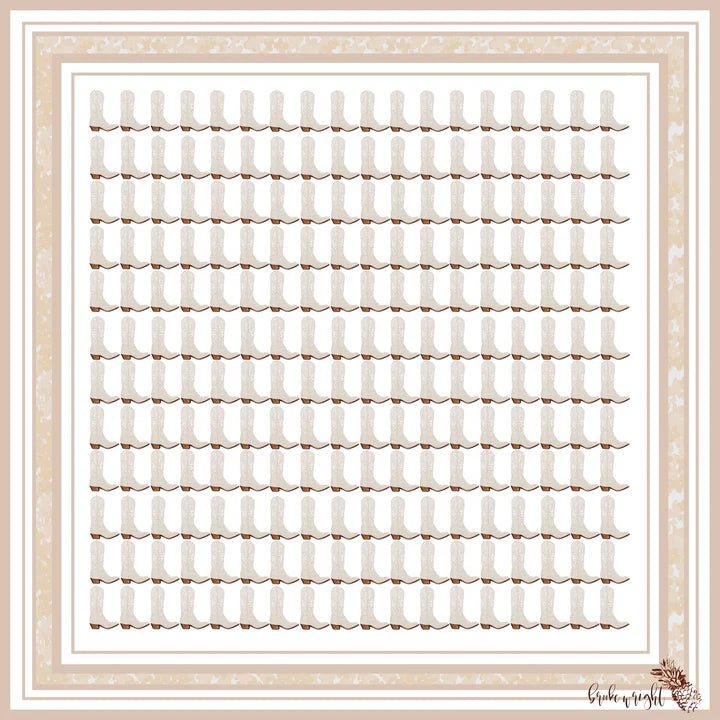 Printed Silk Scaves - Olive You BoutiqueBrooke Wright Designs231543Cowgirl Collection