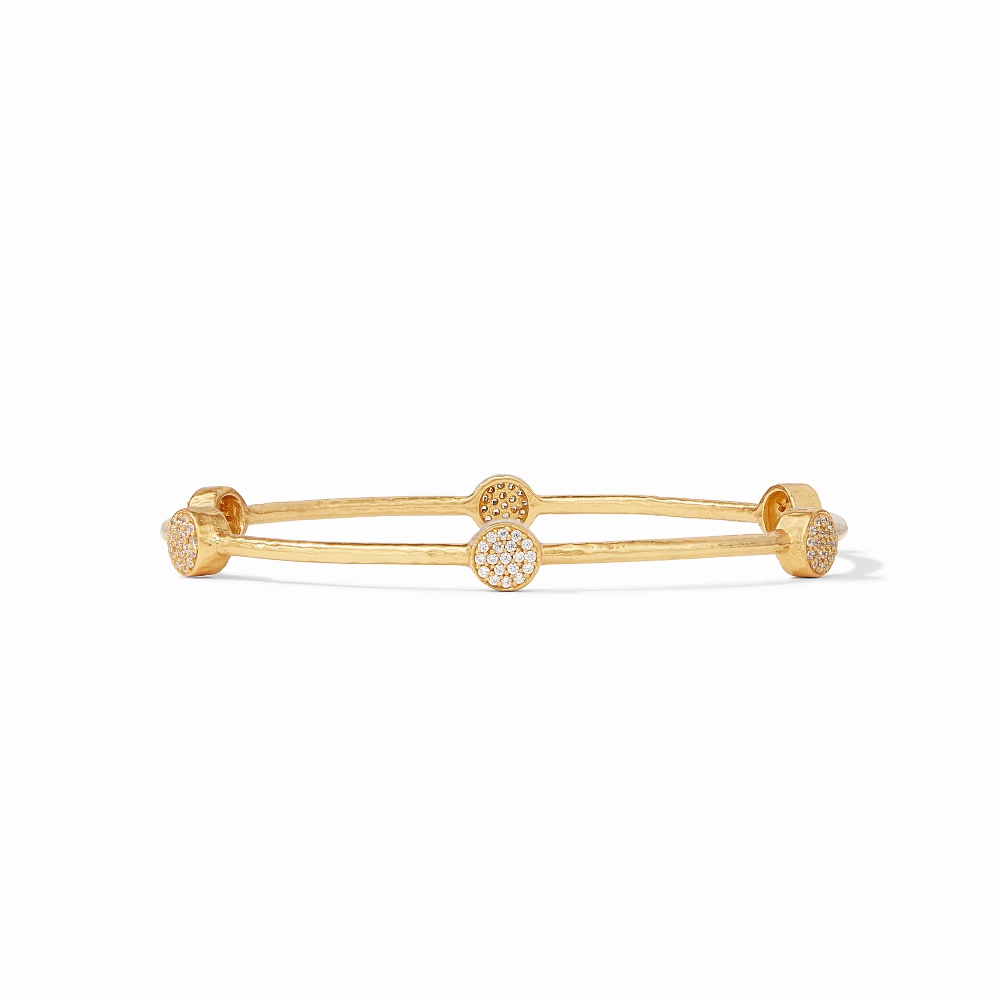 Milano Luxe Bangle - Gold & Pavé Cubic Zirconia - Medium - Olive You BoutiqueJulie VosBG047GPCZ-MBG047GPCZ-M