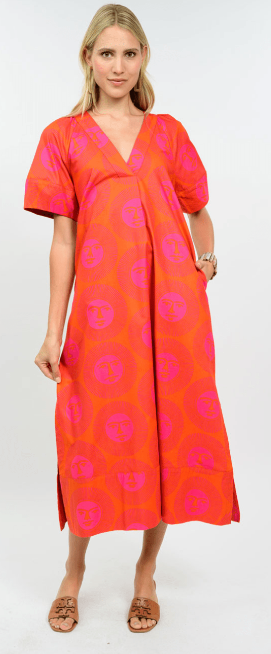 Sunburst Statement Midi Dress - Olive You BoutiqueIVY JANE23067875570