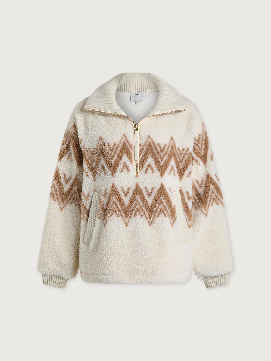 Hendrix Half Zip Sherpa - Olive You BoutiqueVARLEY228814