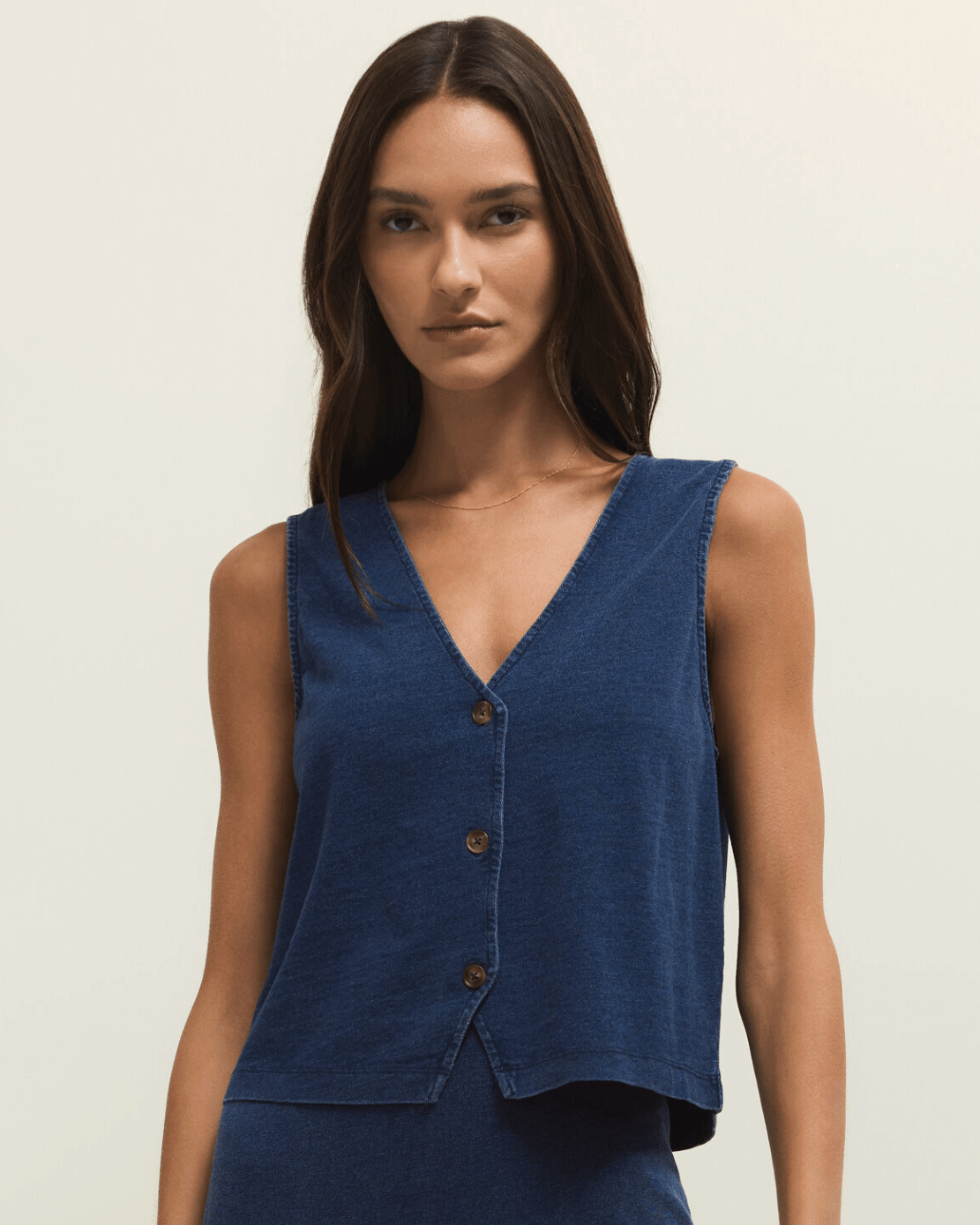 Noelle Jersey Denim Top - Olive You BoutiqueZ SUPPLY, INC.230078