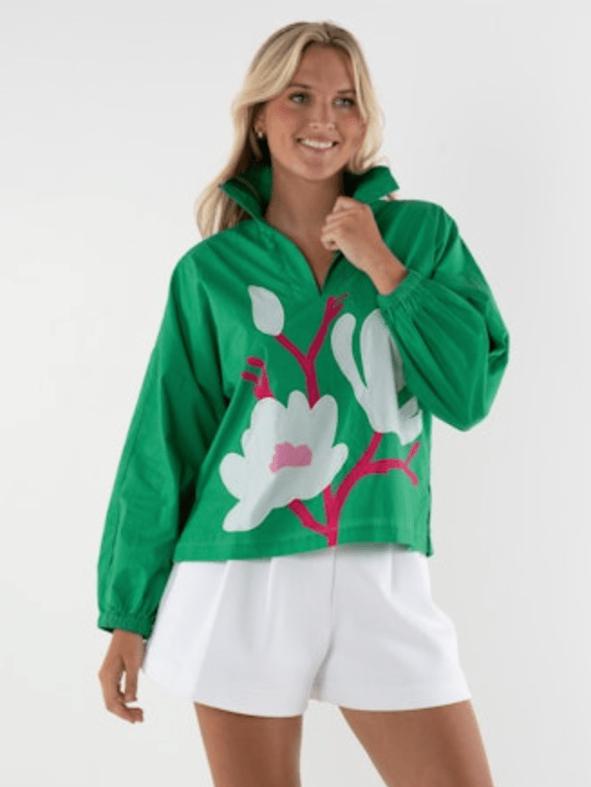 Long Sleeve Poppy Dutch Garden Poplin - Olive You BoutiqueEmily McCarthy227296