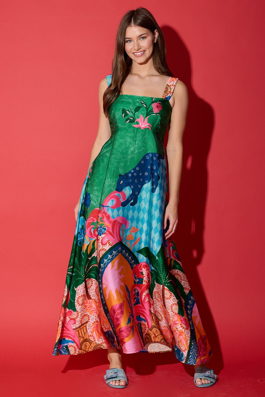 Maria Tropical Escape Maxi Dress - Olive You BoutiqueALDEN ADAIR23316923084-U26