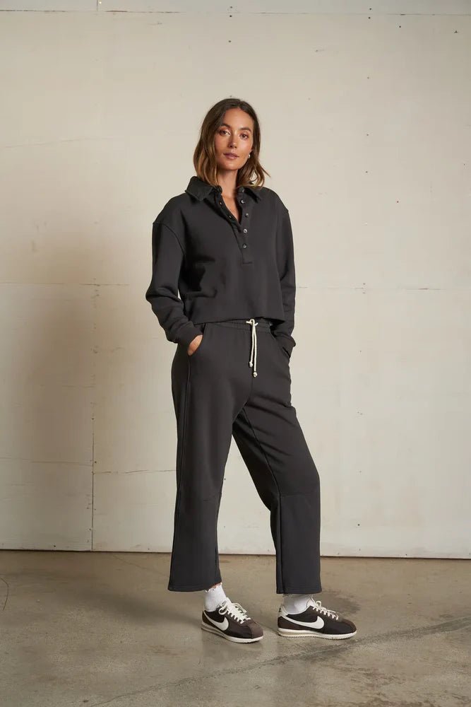 Fallon Barrel Leg Sweatpant - Olive You BoutiquePERFECTWHITETEE226542