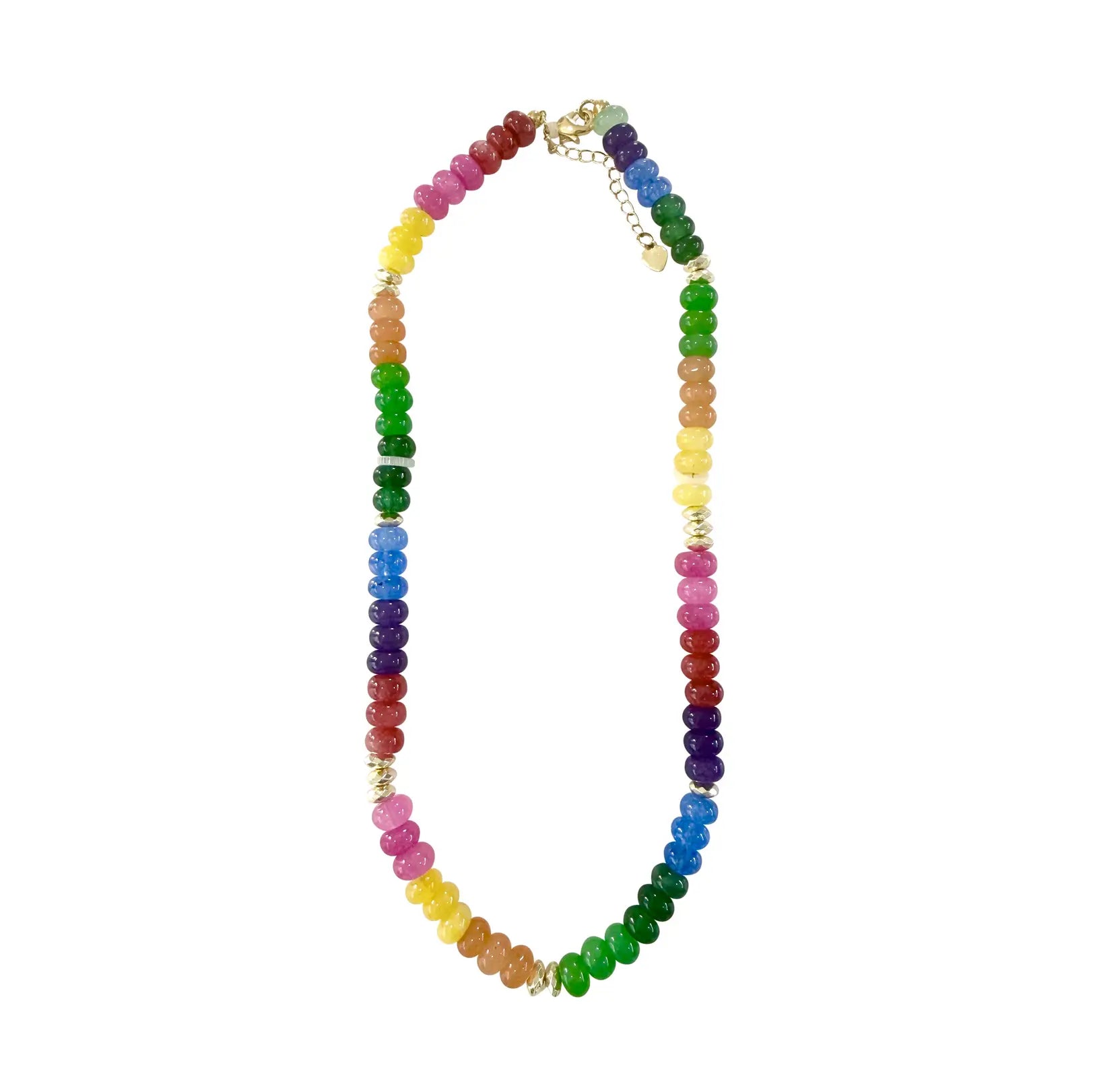 Rainbow Beaded Necklace - Olive You BoutiqueGemelli232176