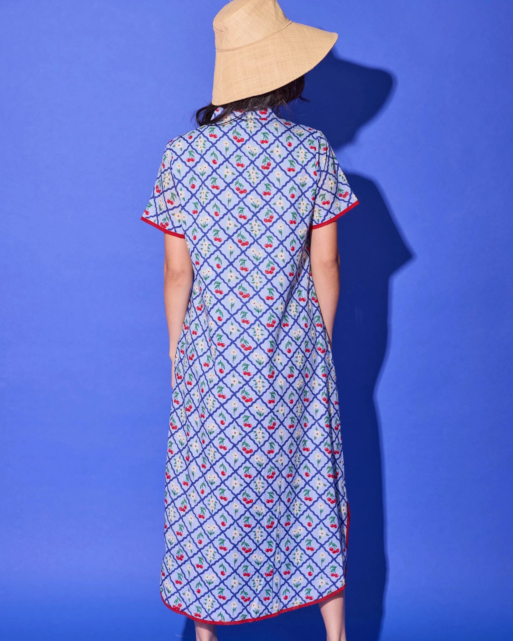 Josie Blue Cherry Midi Dress - Olive You BoutiqueALDEN ADAIR23453423289-U26-1