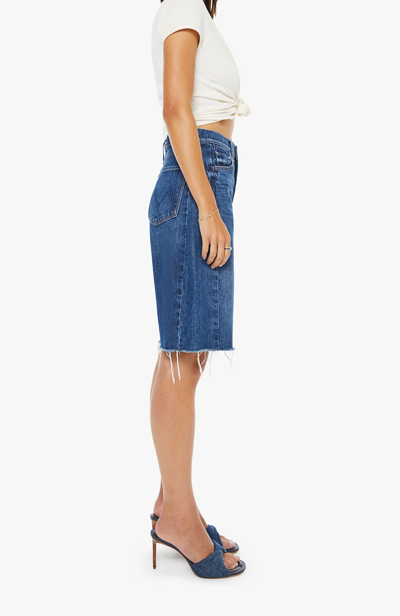 Half Pipe Bermuda Fray - Olive You BoutiqueMOTHER DENIM2283294128-1396