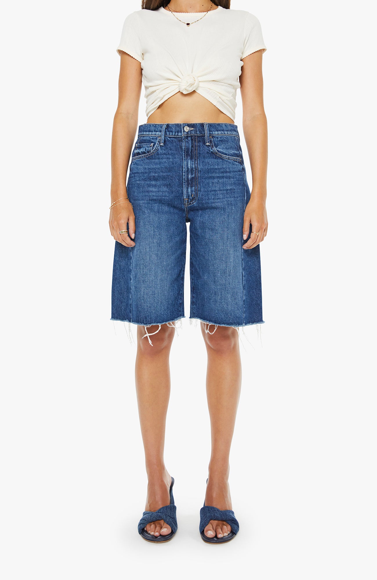 Half Pipe Bermuda Fray - Olive You BoutiqueMOTHER DENIM2283294128-1396