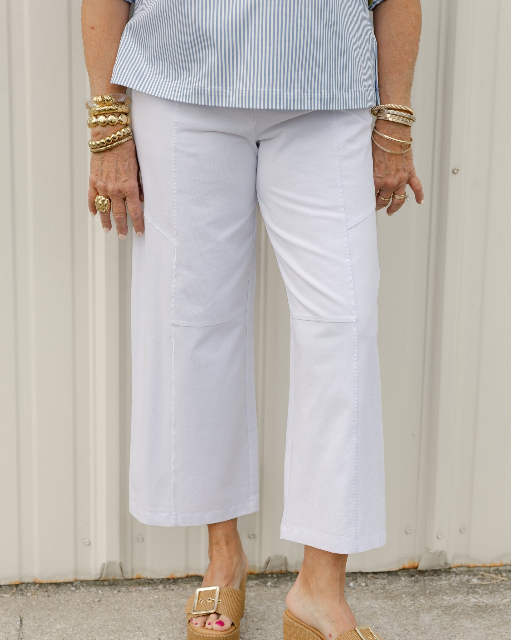 Cotton Knit Flood Pant - Olive You BoutiqueHABITAT23047931567