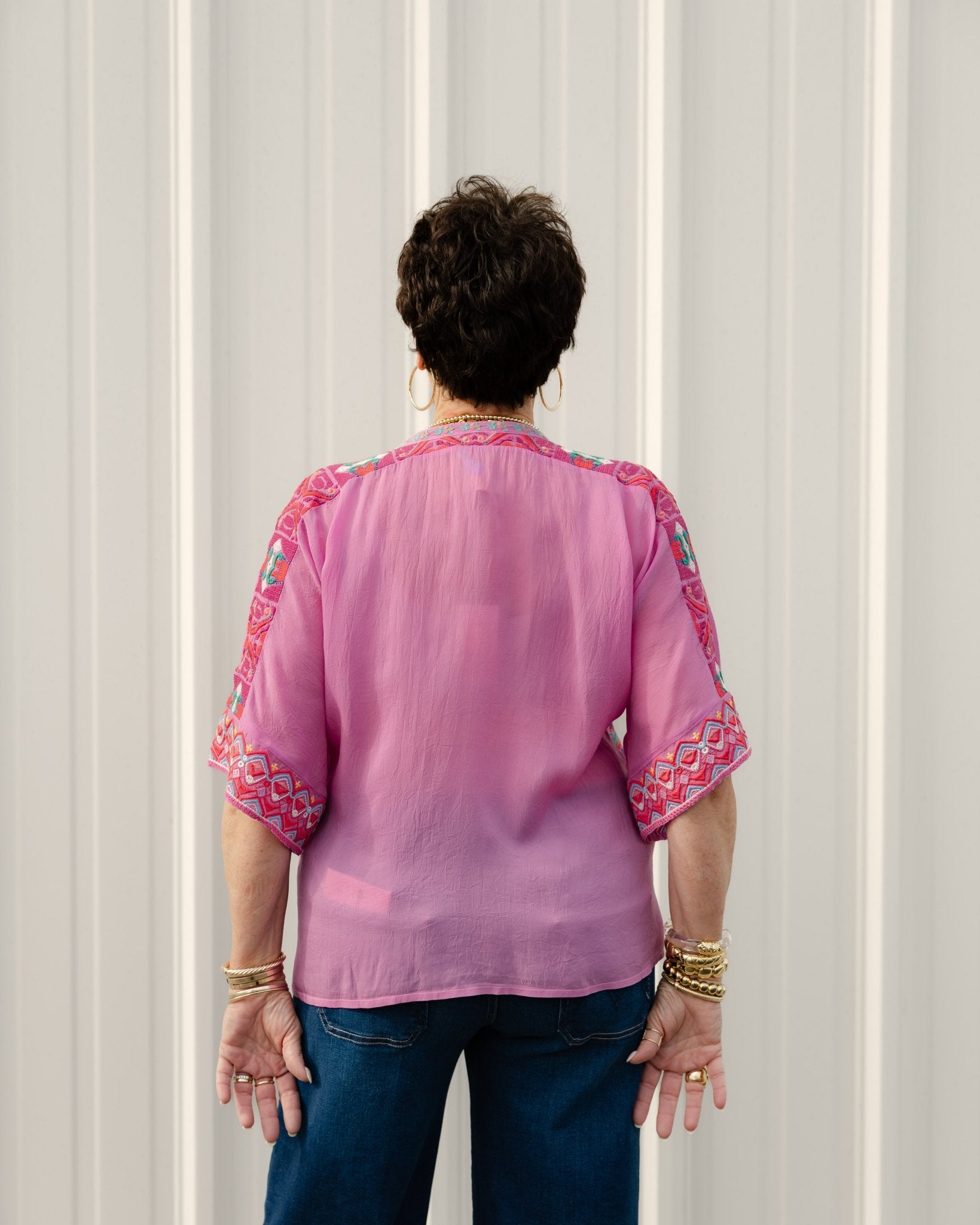 Brony Armeria Pink Blouse - Olive You BoutiqueJOHNNY WAS COLLECTION227659C14726-3
