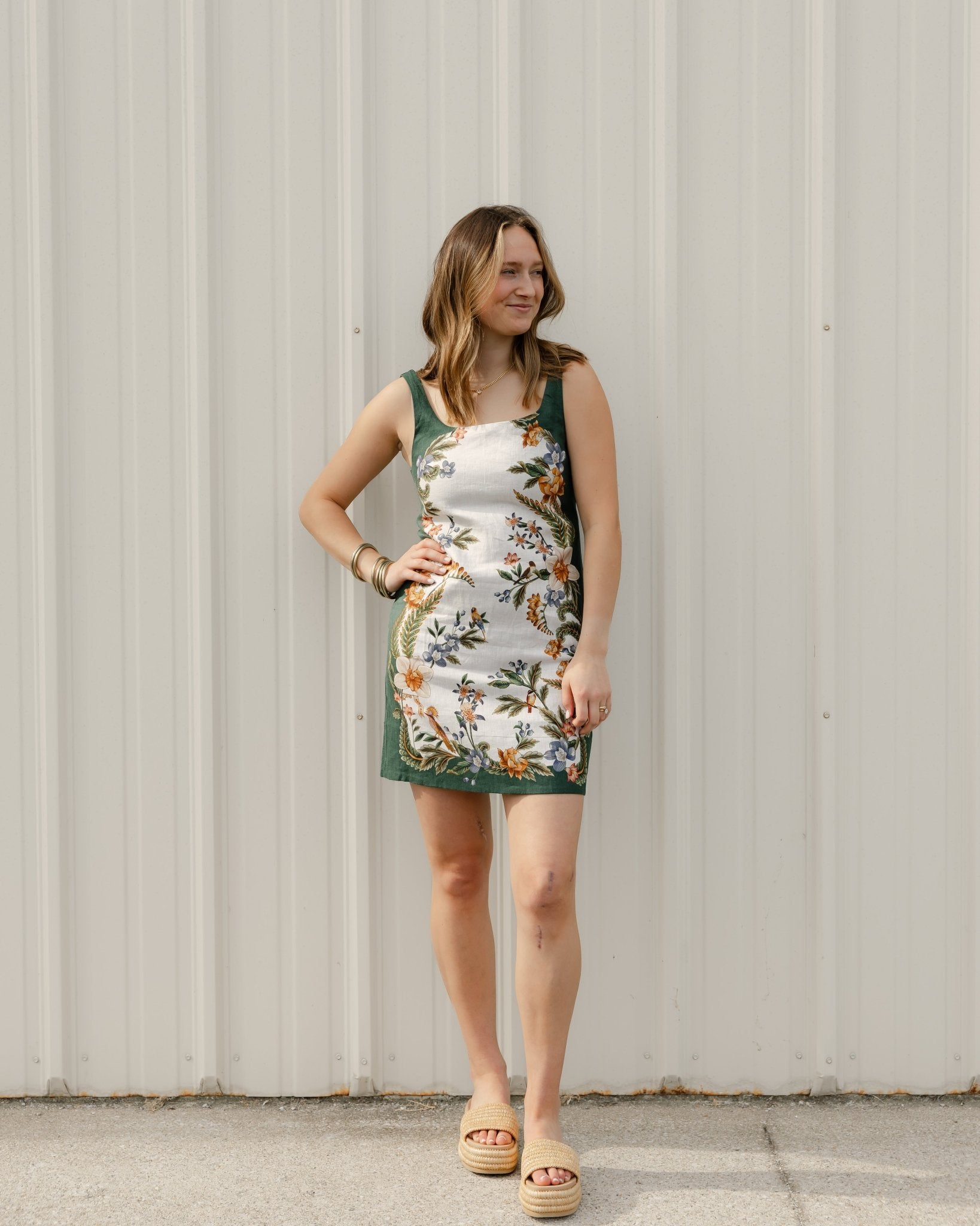 Garden Party Nature Mini Dress - Olive You BoutiqueFARM RIO227479358188