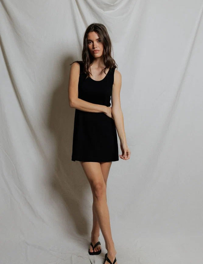 Japanese Jersey Sleeveless Dress - Olive You BoutiquePERFECTWHITETEE230884D47-SKYLAR