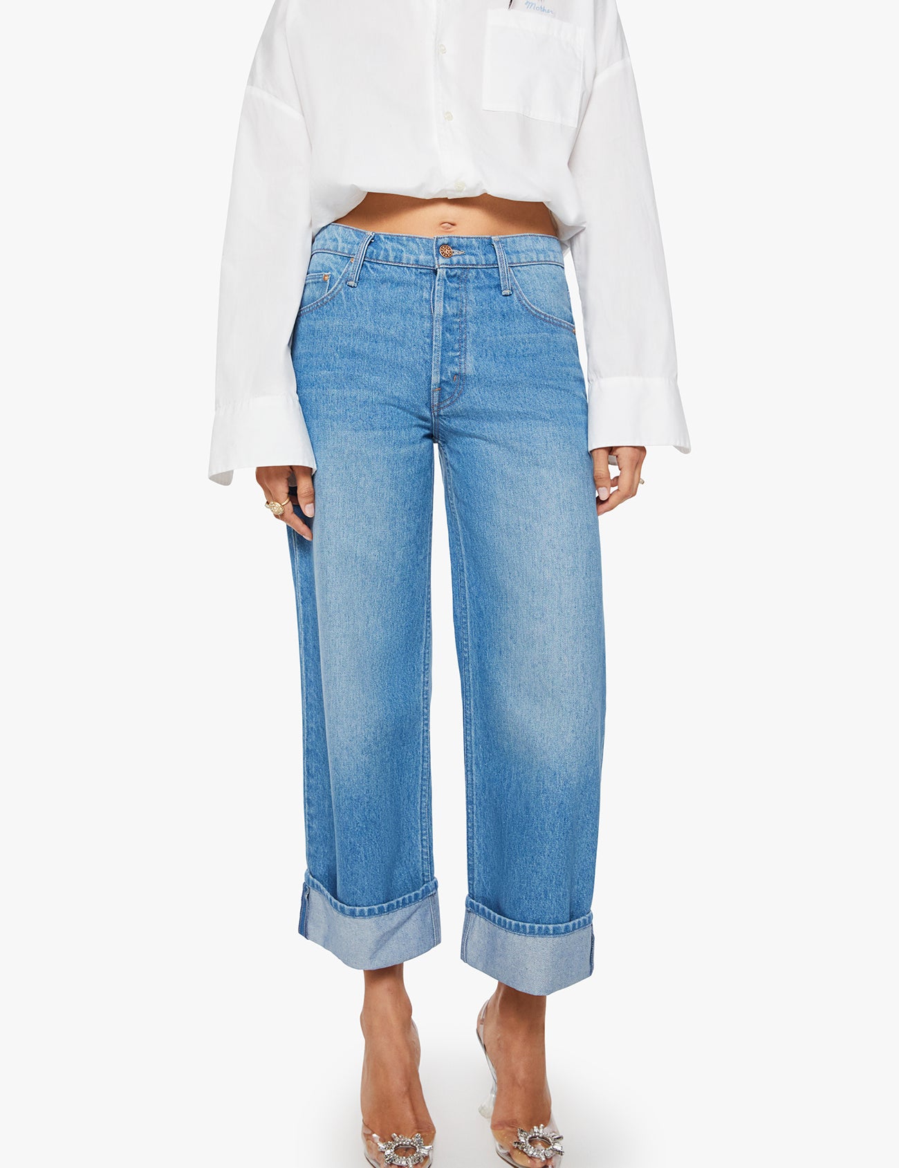 Smoothie Crop Cuff - Olive You BoutiqueMOTHER DENIM23109712568-1321