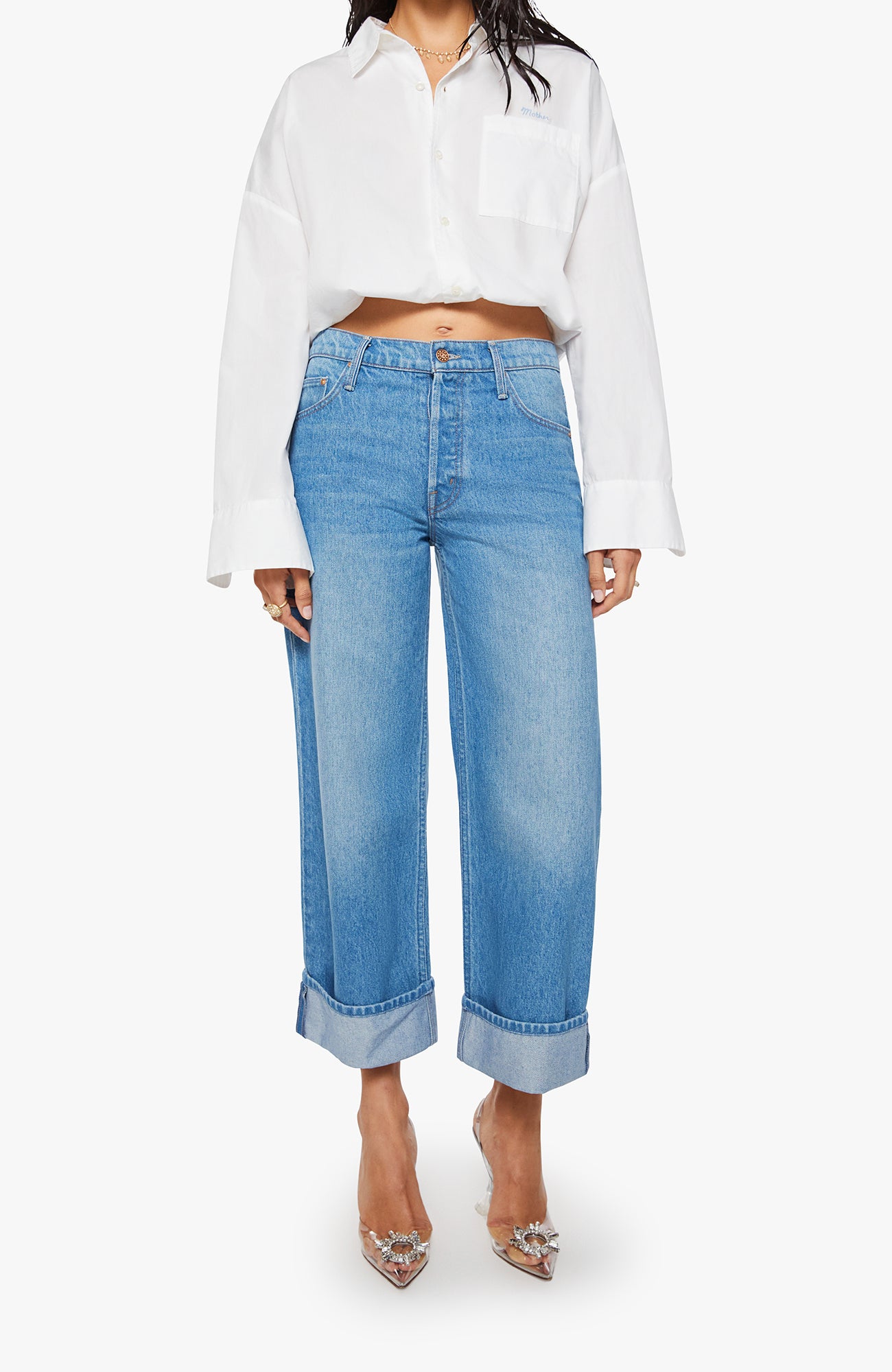 Smoothie Crop Cuff - Olive You BoutiqueMOTHER DENIM23109712568-1321