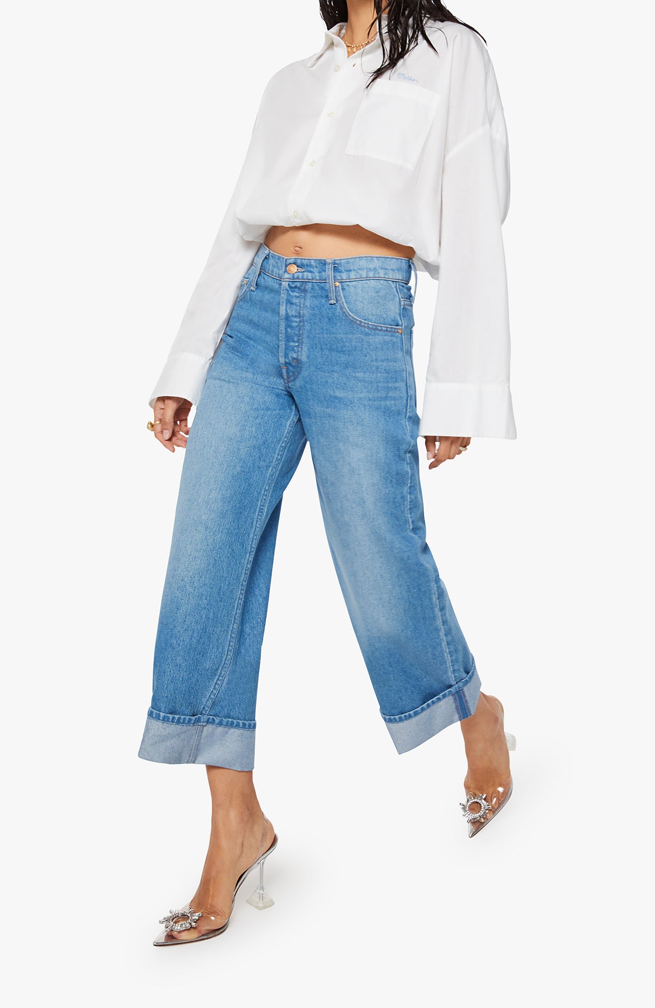 Smoothie Crop Cuff - Olive You BoutiqueMOTHER DENIM23109712568-1321