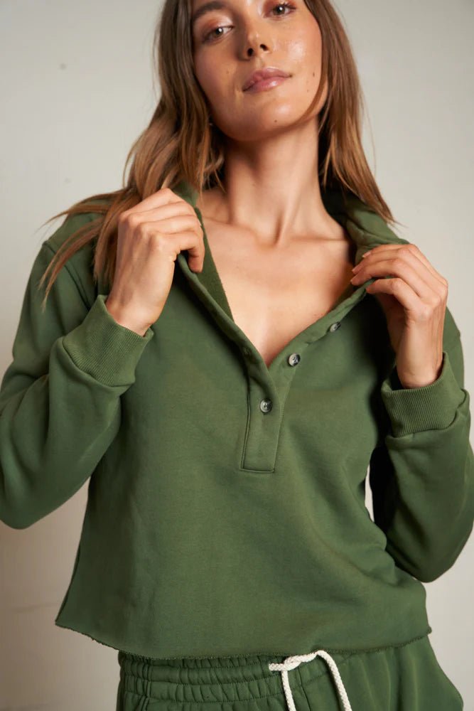 Vinny Sweatshirt - Olive You BoutiquePERFECTWHITETEE226499