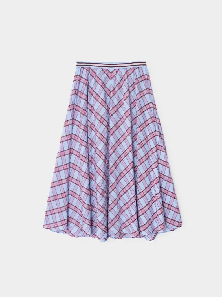 Hattie Pleated Pattern Midi Skirt - Olive You BoutiqueXIRENA229268
