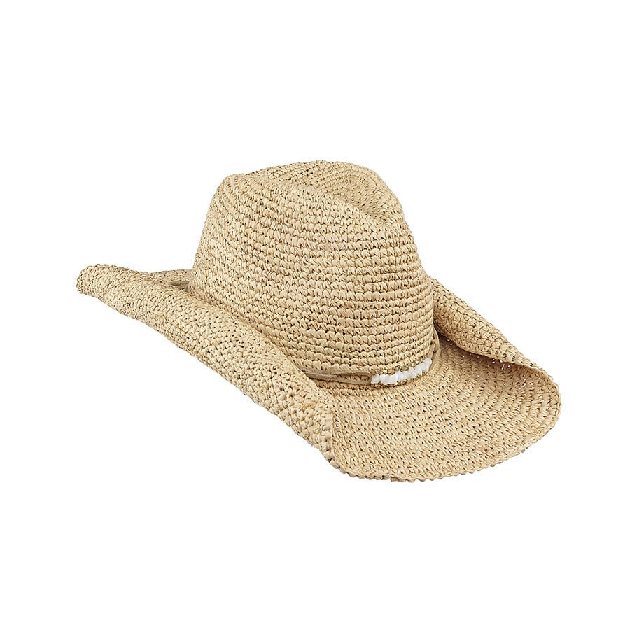 Zahara Crochet Raffia Cowboy Hat - Olive You BoutiqueFlora Bella232049Zahara